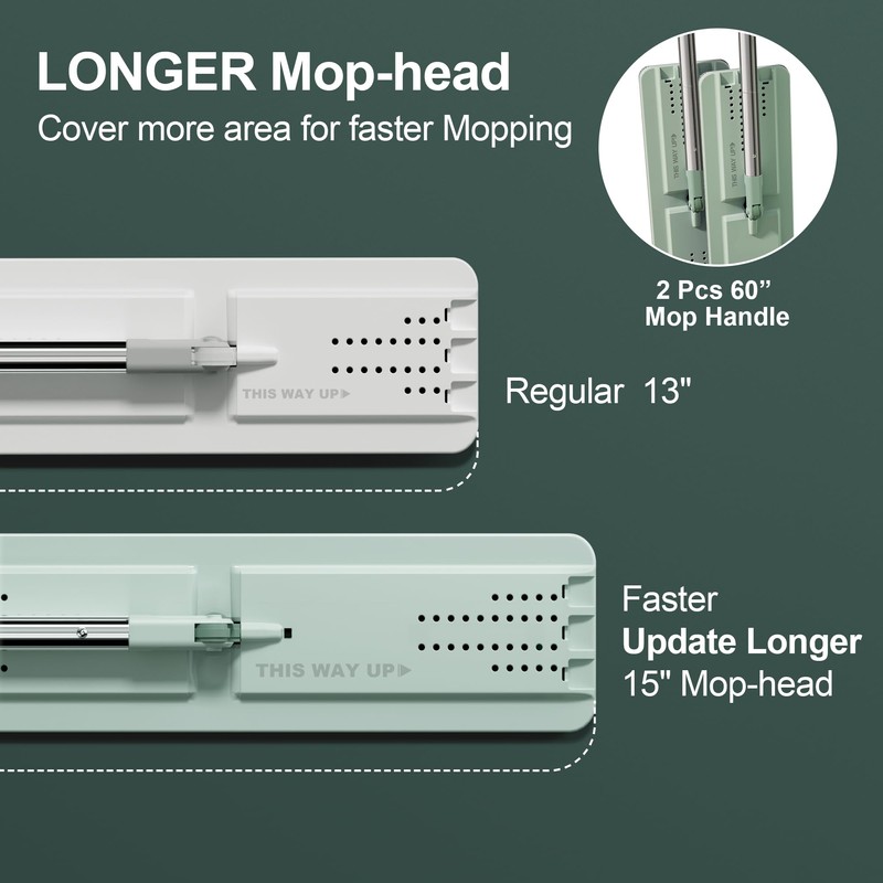 JOYMOOP Mop and Bucket with Wringer Set for Floor Cleaning
