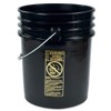 5 Gallon (20L) Plastic Buckets, 3-Pack - Black