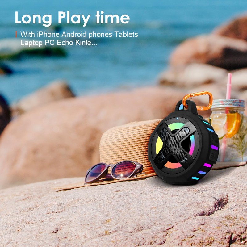 Upgraded, XLeader Pro Bike Speaker, with Handlebar Mount, Bluetooth V5.4,