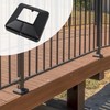 Tsnamay 6Pcs Flange Base Shoe for Railings 2"x 2"/50mm Post,Deck