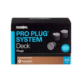 Starborn Pro Plugs for MoistureShield Vision Smokey Gray Decking - 375 Count