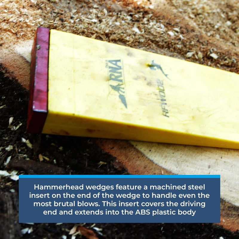 RNA Hammerhead Felling Wedge Kit - 4-Piece Combo Pack 7.5"