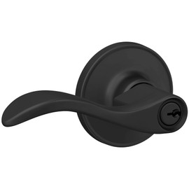Schlage J54SEV622 Schlage J54-SEV Seville Single Cylinder Keyed Entry Door Lever Set with Round Rose from The J Series