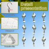 9 PCS Stainless Steel Bird deterrents for Outside,3D Bird Scarer