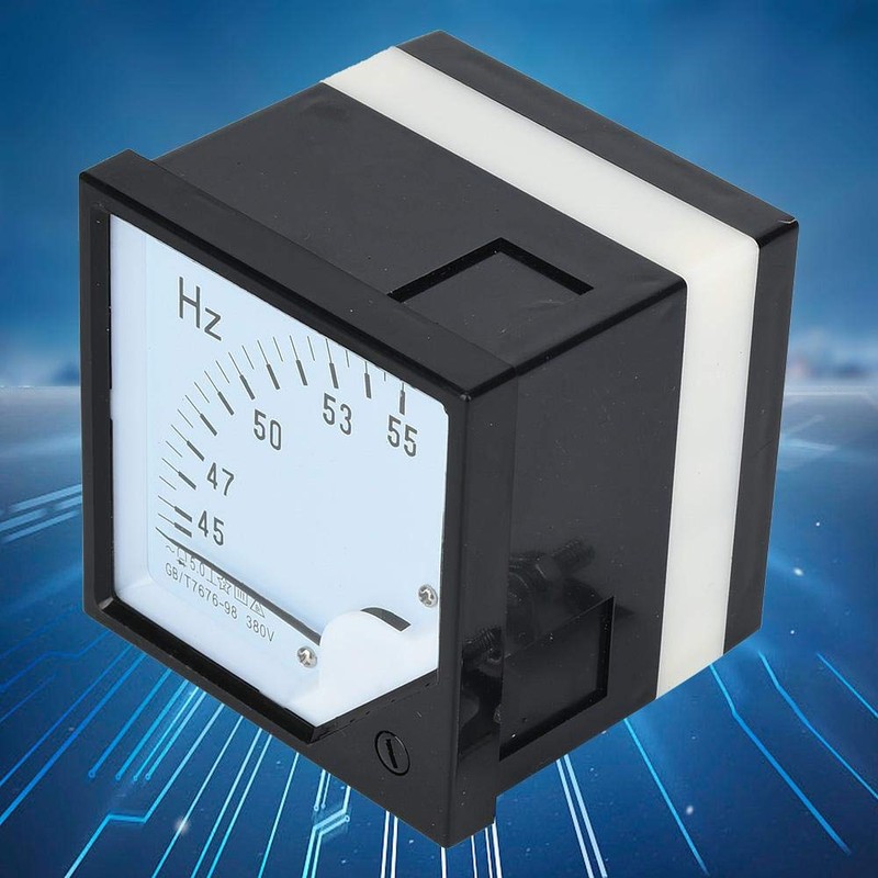Square Panel Frequency Meter, Pointer Type Analog Panel Hertz Meter