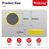 Wukong 24 Pack Fridge Magnets, 6 Colors Strong Whiteboard Magnets