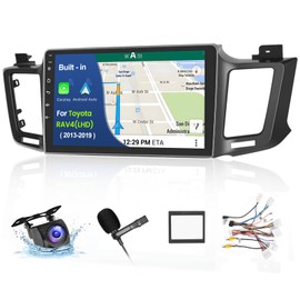 2+64GB Inefala for Toyota RAV4 2003-2005(Left-Hand Drive) Android 13 Radio, 9 Inch Touchscreen Stereo with Wireless CarPlay & Android Auto, Support GPS Navigation BT WiFi USB SWC Backup Camera MIC