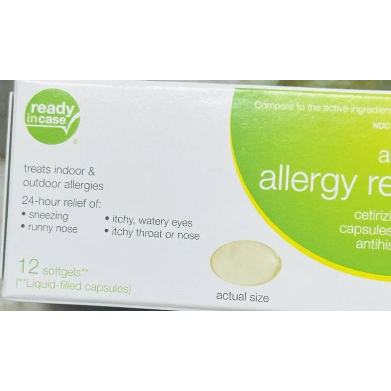 Allergy Relief Ready Incase All Day Allegy Relief -24 Hours