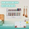 NEEDJING Straw Holder for Cabinet Reusable Straw Organizer for Cupboard