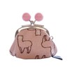 Goshikihanpudo 100060 Animal Series Mini Coin Purse (Beaded), Alpaca
