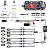 12 Pods RGBW LED Rock Lights for Trucks UTV Golf