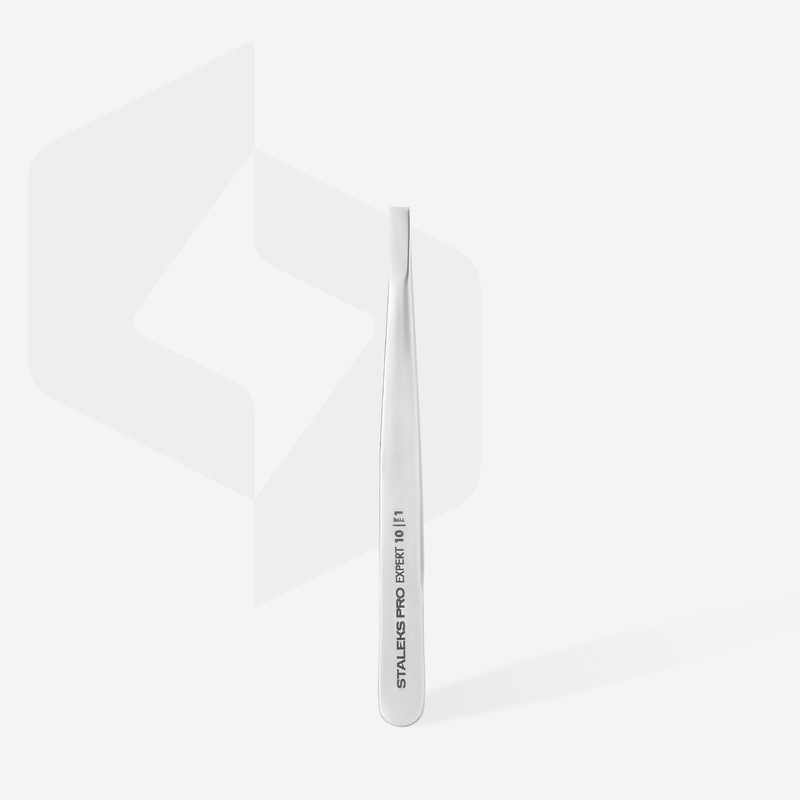STALEKS PRO Expert 10/1 Precision Stainless Steel Tweezers for Thick