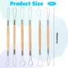 Lnngub 6Pcs Clay Sculpting Tools,Double-Sided Clay Sculpting Tools Set Clay