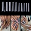 MEILINDS Long Fold Seamless XXL Max Nail French Nail Tips