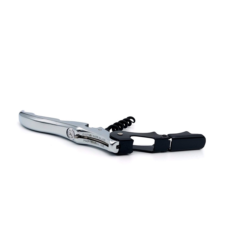 Pulltap's - Sacacorchos Slider Boss 150 (chapado en cromo-Negro)
