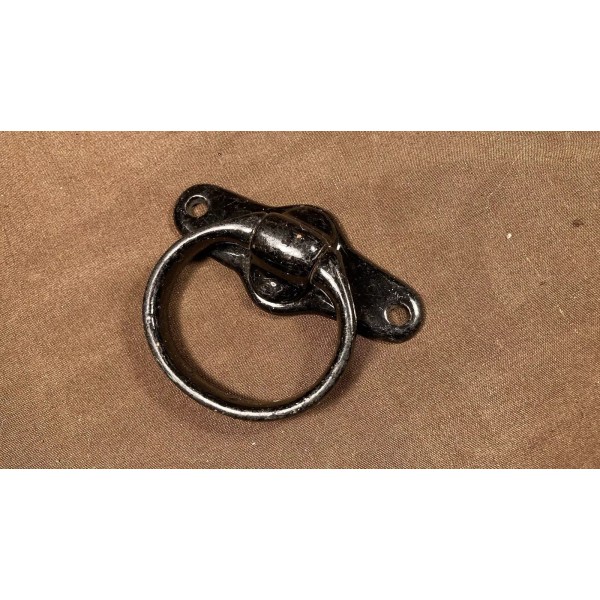 Antique Cast Iron Ring Pull Furniture Drawer Pull Chest Hardware