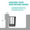 Damita Sponge Holder for Kitchen Sink, Sink Caddy Kitchen Sink