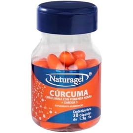 CURCUMA  Curcuma con Pimienta y Omega 3  30 Capsulas Softgels  Extracto de Curcumina de Alta Absorcion  Antioxidante y Antiinflamatory Natural