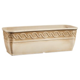 Classic Home and Garden 9410-514-CP3 Corinthian Trough Planter, 10", Desert - 3 Count