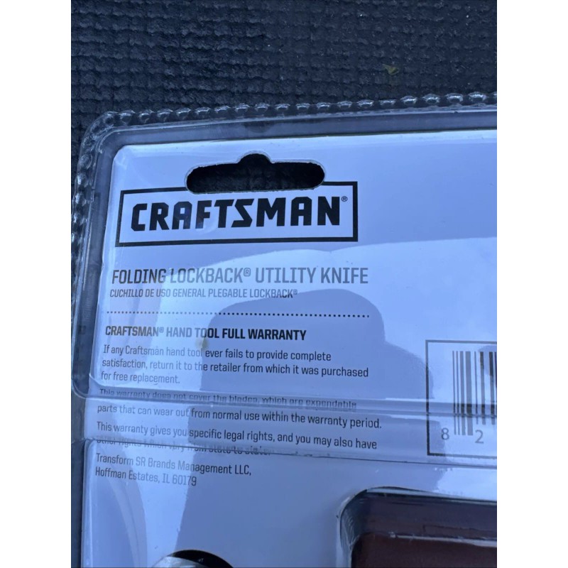 Craftsman Sears Craftsman Nos Folding Lockback Utility Knife 94845 Wood
