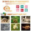 LUCKY HERP 150W Ceramic Heat Emitter, Reptile Heat Bulbs, Ceramic