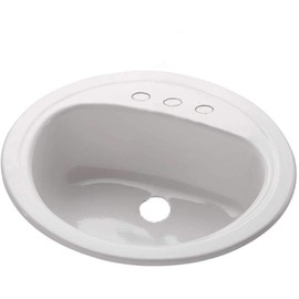 Bootz Industries 021-2445 Azalea Porcelain Enameled Steel 20 x 17 Lavatory Sink in White