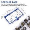 150Pcs Metal Bonded Seal Washer Assortment Kit Bonded Washer Self-Centered