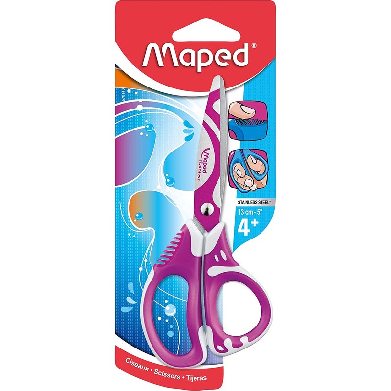Maped Zenoa Fit Scissors 13cm 5 inch (Assorted Colours)