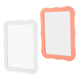 Gatuida 2pcs Magnetic Makeup Mirrors Portable Locker Accessories for School Bathroom Office Refrigerator Toolbox Scratch Resistant Design for Travel Home Use