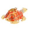 Shiny Diamonds Tortoise Decoration Tortoise Statue Metal Crafts Home Decor