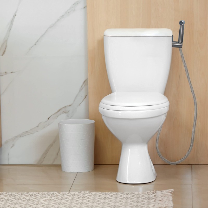 Design House 588913-SS Modern Single-Function Dual-Mount Hand Held Bidet Sprayer