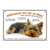 Petsigns Welcome Yorkshire Terrier Dog Sign Funny Sign My Rules