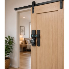 Combination Door Lock for Privacy – 3-Digit Keyless Latch for Barn Doors, Gates & Cabinets