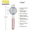 CAMKYDE Egg Separator Food Grade Stainless Steel Egg Yolk White