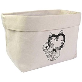 Large 'Sloth Love' Canvas Organiser/Storage Bag (OR00009592)