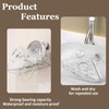 AYWSTC Shower Caddy Suction Cup, Wall Mounted Rack Organizer Removable