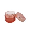 Pink Glass Jar 4 Pack Cosmetic Jar Empty Makeup Cream