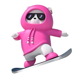 Kwak's Car Decorations Interior,Cute Funny Car Accessories Ornament Decor Gifts for Car Central Control Screen or Dashboard Touchscreen(Pink)