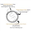 OUFER Septum Piercing G23 Solid Titanium Daith Earring Hoop Tragus