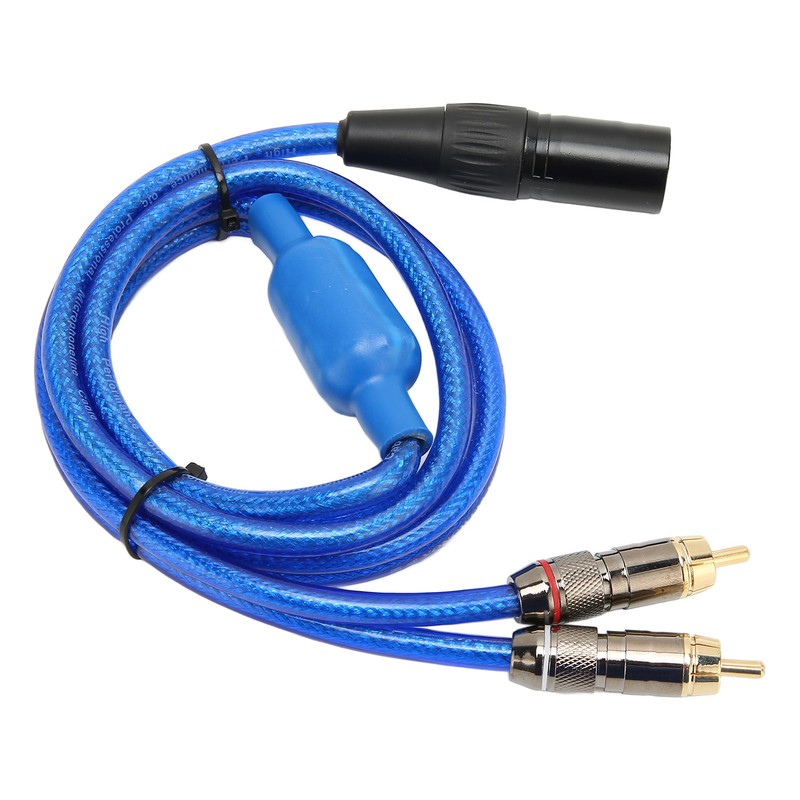 XLR Male to Dual RCA Sound Cable 3.3ft Stereo XLR