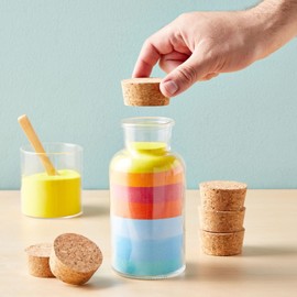 Juvale 6 Pack Size 28 Tapered Cork Stoppers for Bottles, Jars, DIY Art Projects, Crafts, Plugs for Wine Barrels (2.1 x 1.88 x 0.94 In)