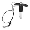 TA-VIGOR T Handle Lock Pins, 12mm Dia 30mm Length Stainless