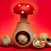 SIKORA NK-P Nutcracker Made of Beech Wood as Mushroom Figure