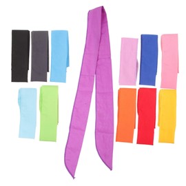 BESPORTBLE 12Pcs Portable Cooling Neck Wraps for Outdoor Activities Reusable Summer Scarves for Sports Jogging Hiking and Hot Weather Relief