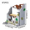 MOOXI WW2 Military War Building Block Set(671PCS). Military Building Block
