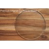 14" Two-Tier Acacia Wood Lazy Susan Organizer Kitchen Turntable for