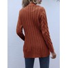 Ninfort Cardigan Sweaters for Women Long Sleeve Open Front Button