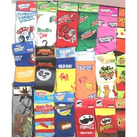 Odd Sox, FUN Socks Men's  Size 6-12 Crew Socks Novelty BUY 5 GET THE 6TH FREE