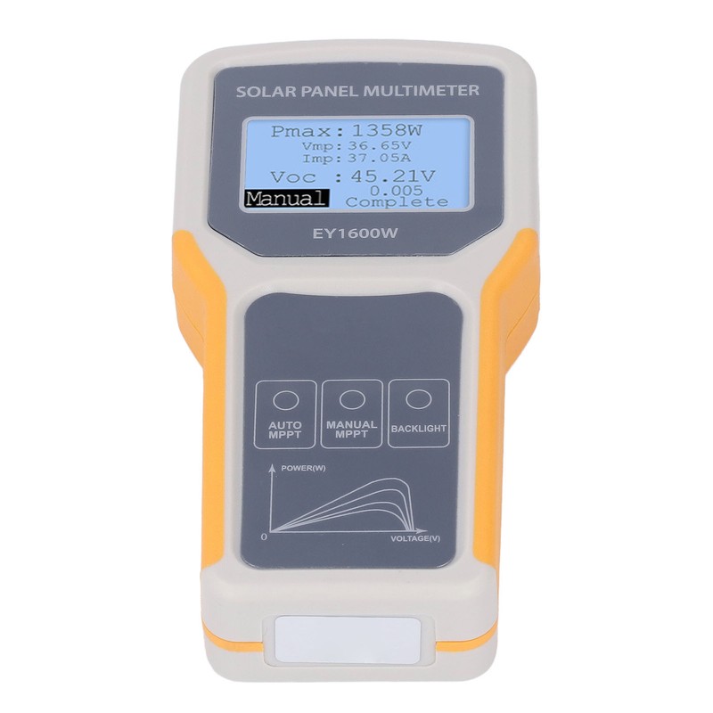 Solar Panel MPPT Tester 5‑1600W 0‑60A Photovoltaic Panel Multimeter with