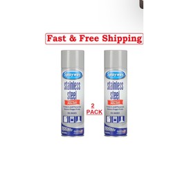 Sprayway (2 Pack) Sprayway SW841 Oil-based Stainless Steel Cleaner and Polish, 15 Oz.
